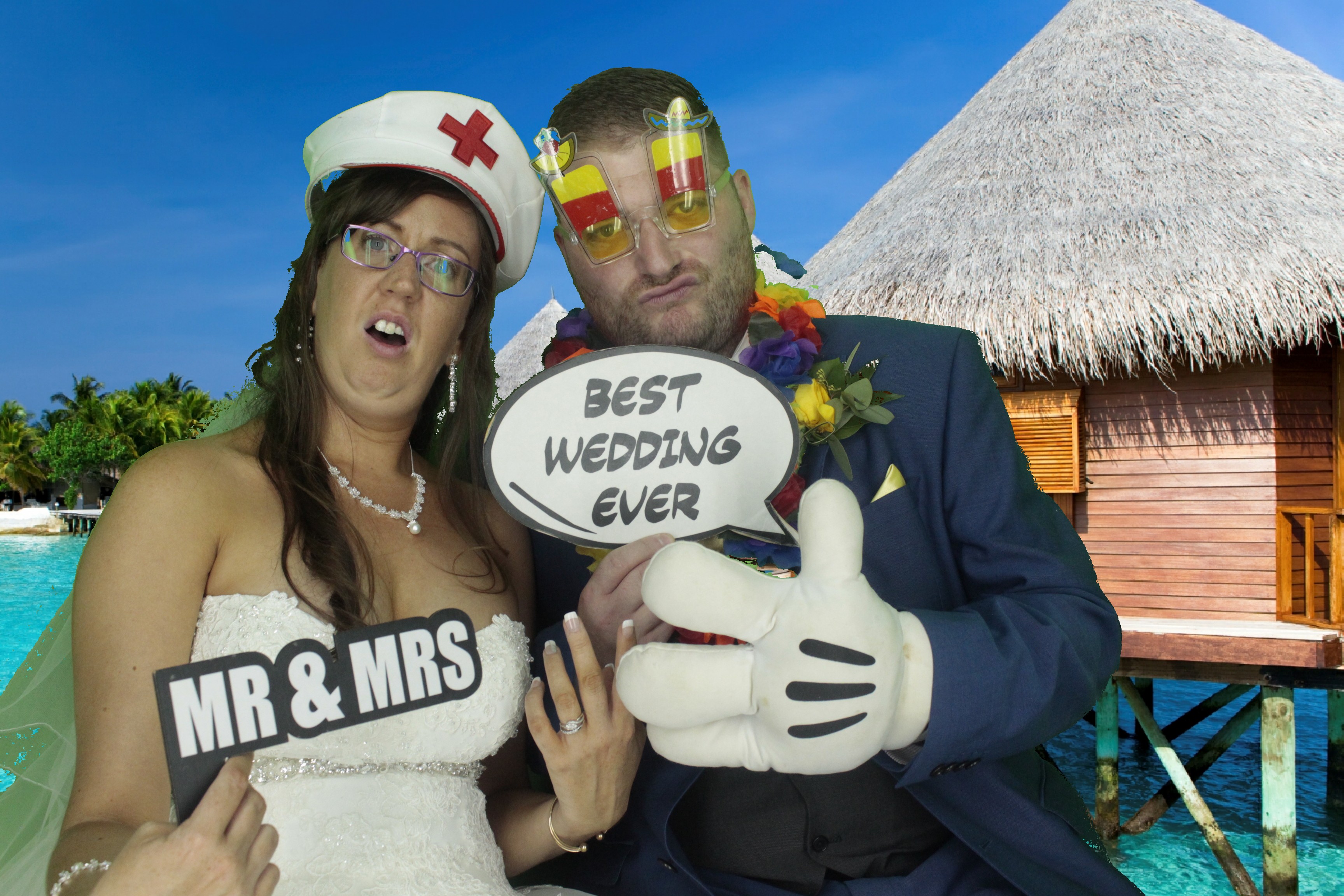 Leanne & Mike's Wedding | View more photos from the event at gallery.myphotoboothexperience.co.uk/u/MyPhotoBoothExperienceLtd/Leanne-Mikes-Wedding